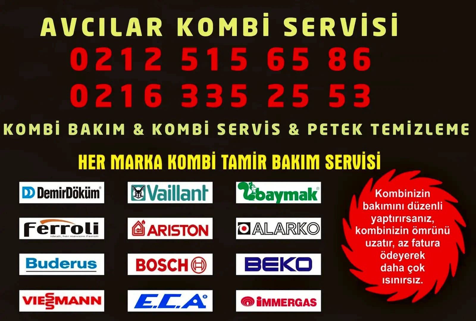 Avcılar Kombi Servisi