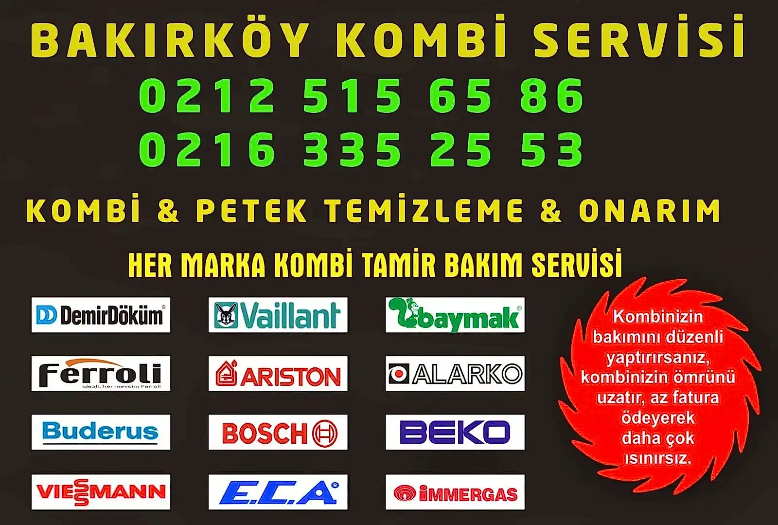 Bakırköy Kombi Servisi