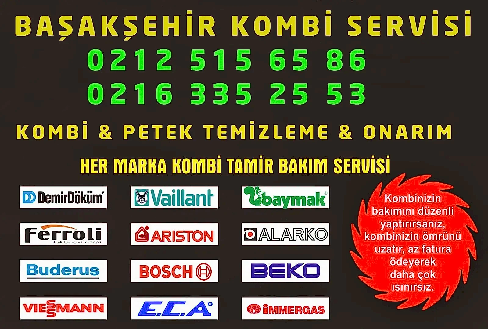 Başakşehir Kombi Servisi